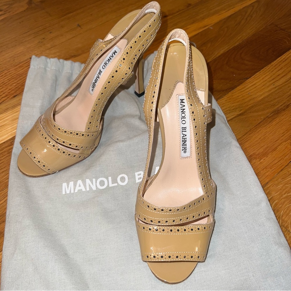Manolo Blahnik “Caya” heels - 35.5